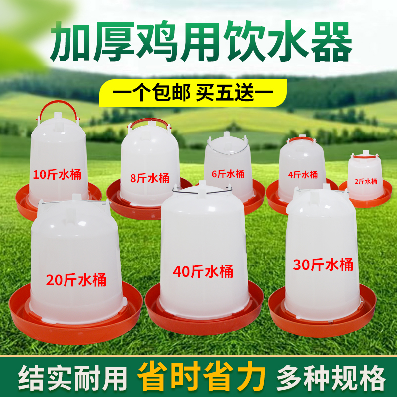 鸡食槽喂鸡神器自动小鸡喝水饮水器养鸡饲料喂食器鸡鸭喂水桶水壶