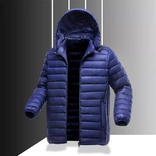 棉袄男2024新款轻薄羽绒棉服中青年大码棉衣秋冬装外套男反季棉服