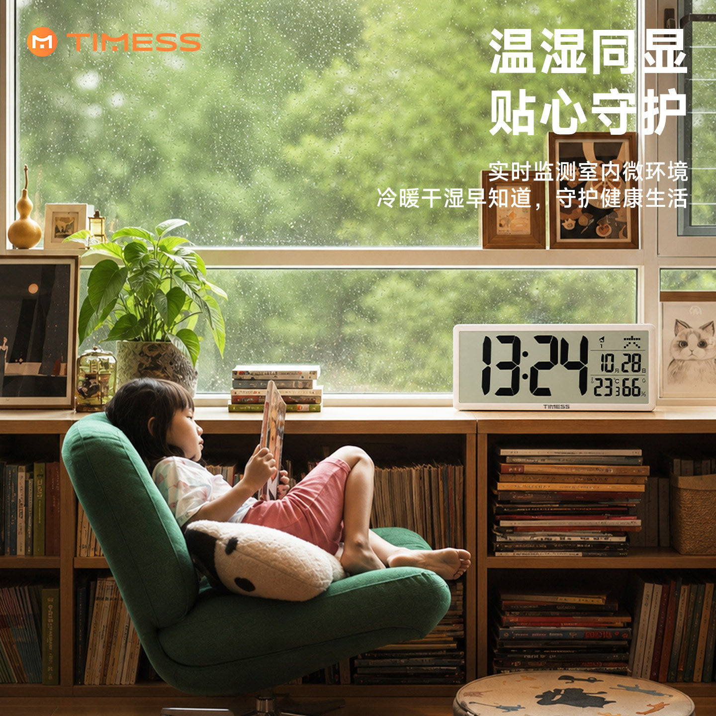 TIMESS高端日历大屏时钟图片