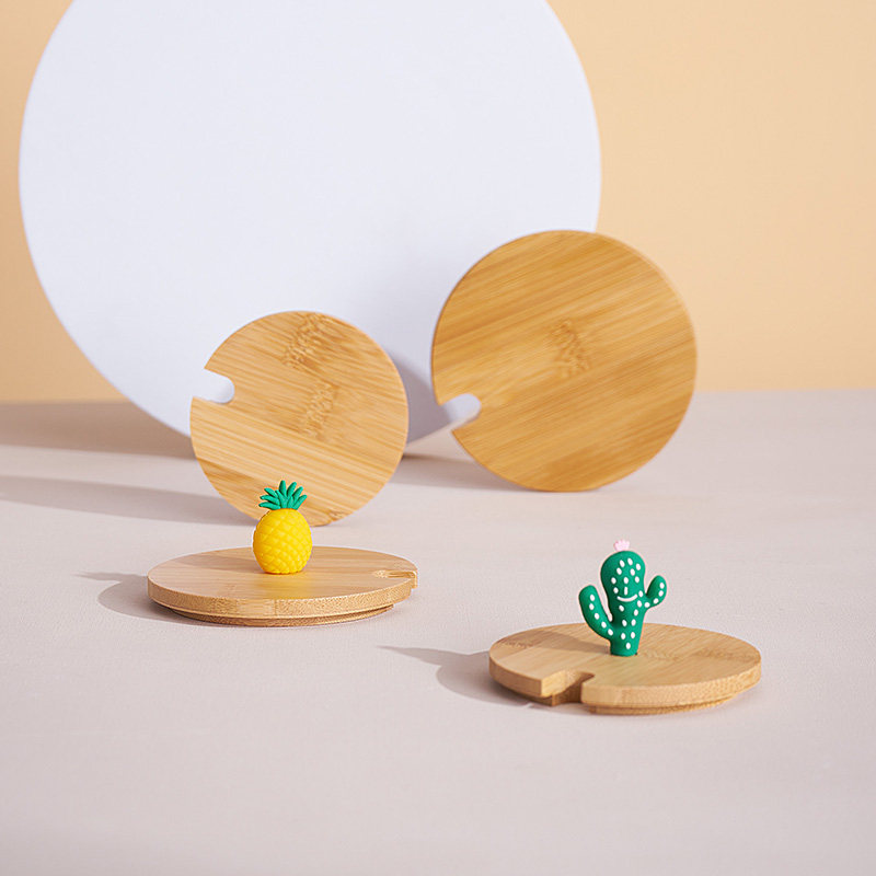 马克杯盖子通用杯子盖配件玻璃水杯防尘竹木盖圆形陶瓷有孔茶杯盖,餐饮具,马克杯盖,淘宝优惠券,粉丝福利购,淘宝优惠卷