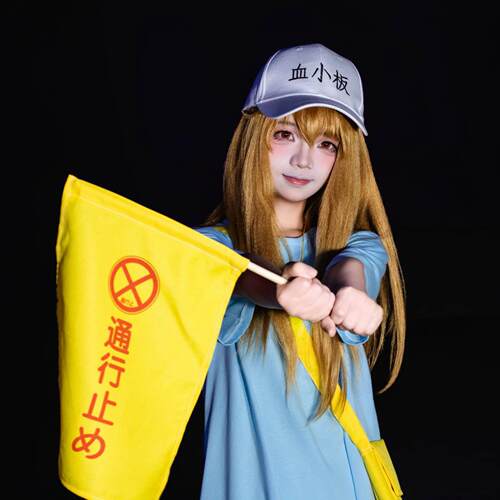 工作细胞cos服血小板cos服血小板cos儿童血小板cos假发血小板cos