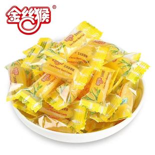 金丝猴玉米糖硬糖水果500g结婚庆喜糖散装怀旧小零食糖果年货发批