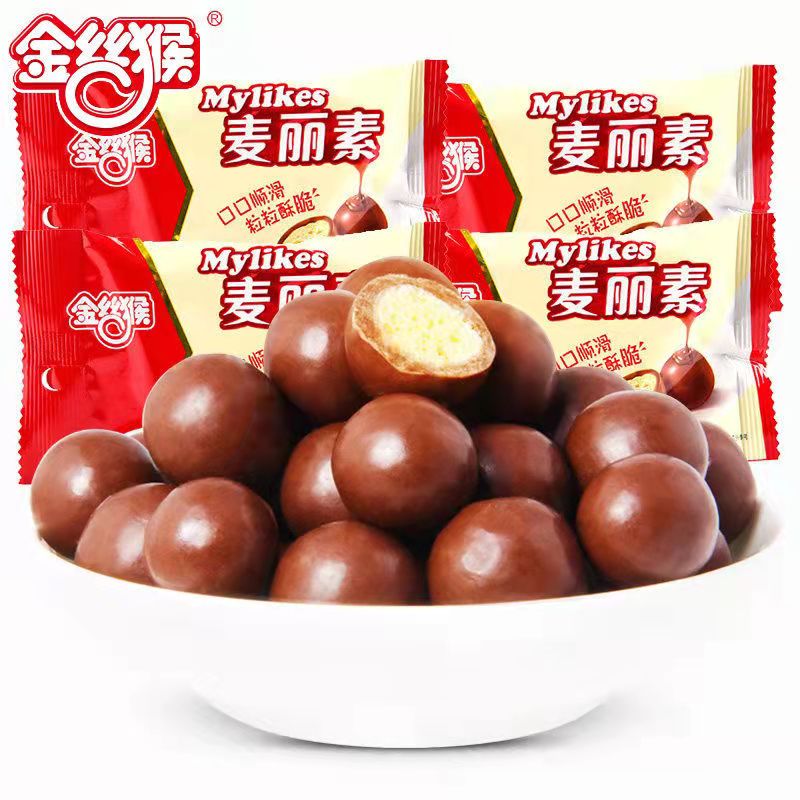 金丝猴麦丽素巧克力豆儿童零食