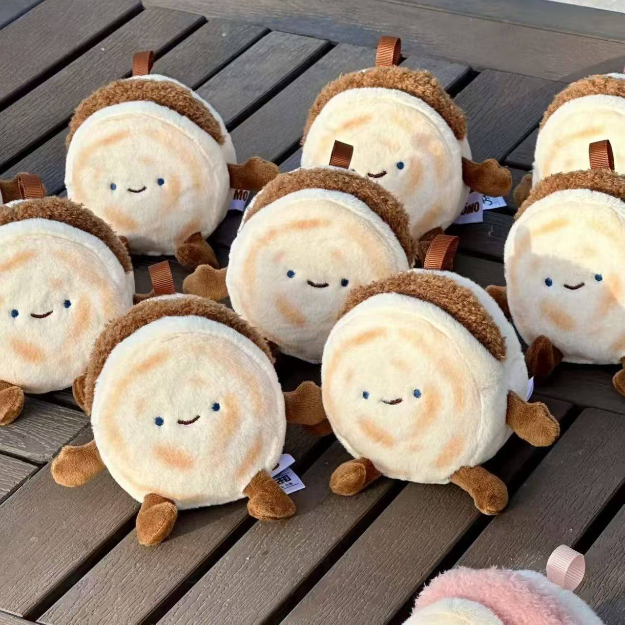 西安文创肉夹馍绒馍馍挂件