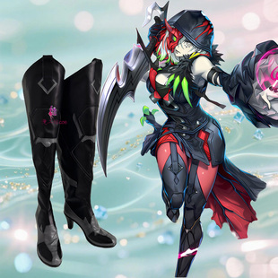 漫工坊黑魔女迪亚贝尔斯塔尔cos鞋子定制动漫游戏cosplay靴子定做