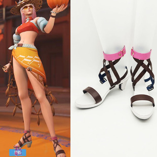 守望先锋艾什泳装皮肤cos鞋子定制动漫游戏cosplay靴子来图定做