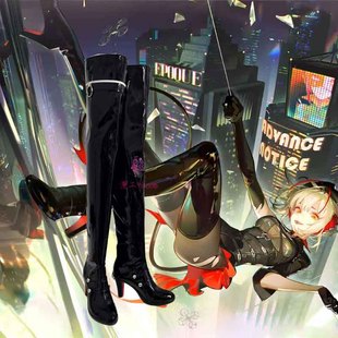 漫工坊明日方舟w音律联觉cos鞋子定制动漫游戏cosplay靴子定做