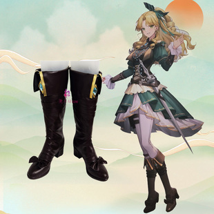 漫工坊诡秘之主奥黛丽cos鞋子定制动漫游戏cosplay靴子来图定做