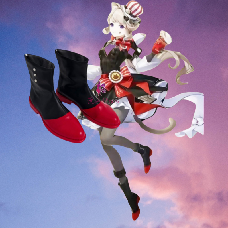 漫工坊原神联动林尼琳妮特cos鞋子定制动漫游戏cosplay靴子定做