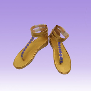 法老的宠妃艾薇cos鞋子定制动漫游戏人物cosplay靴子来图定做