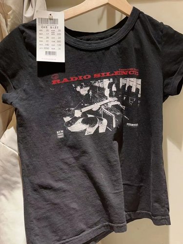 乐队BM修身短袖T恤女夏季