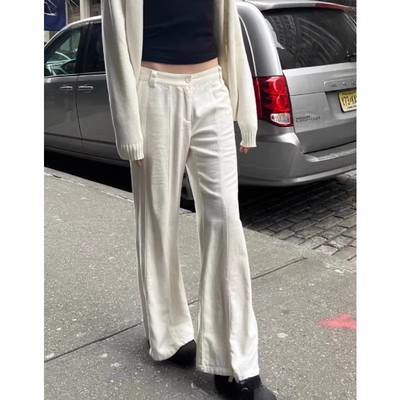 棉麻长裤休闲裤女