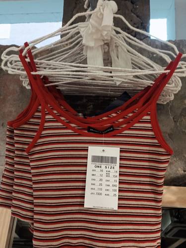 条纹吊带背心内搭BrandyGirl