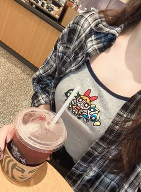 Brandy girl飞天小女警美式内搭吊带bm别致美背露脐打底背心女