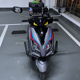 车身反光贴纸全车贴花 画轮毂改装 适用于新款 铃木UY125车头拉花版