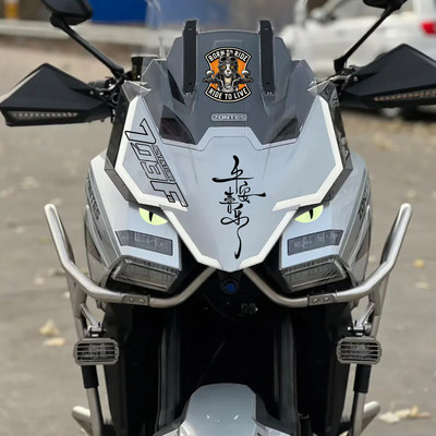 适用升仕703F摩托车头个性装饰贴