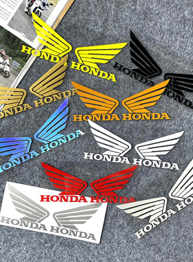 适用本田HONDA摩托车反光贴花CB400X CBF190R 300R NX125翅膀贴纸