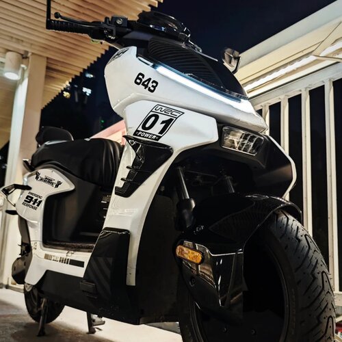适用极核AE4ipro AE4i AE5ipro ae5i鲨鱼鳃装饰配件改装贴纸拉花