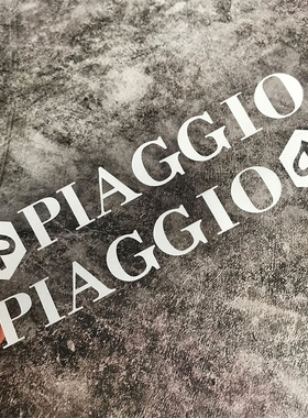 适用于比亚乔vespa摩托车反光贴纸踏板PIAGGIO立体车标3D字母贴花