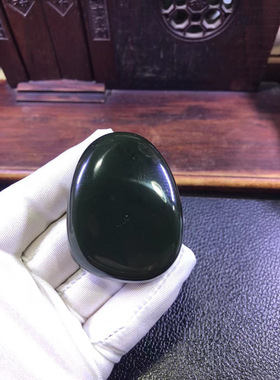 和田玉东北籽料析木绿河磨玉墨玉手把石82克厂家直销定制定做正品