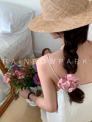 手工自制真丝发圈大肠圈轻奢