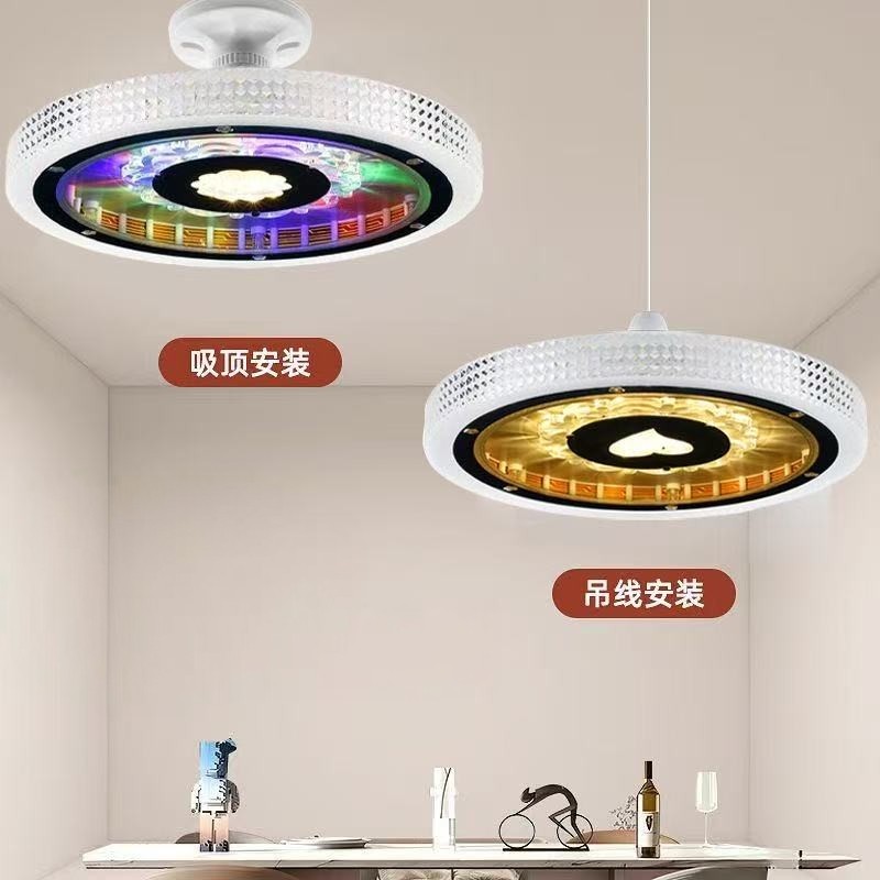 led节能灯泡E27螺口新款家用免安装变光超亮灯具三色变光飞碟灯,家装灯饰光源,LED球泡灯,淘宝优惠券,粉丝福利购,淘宝优惠卷