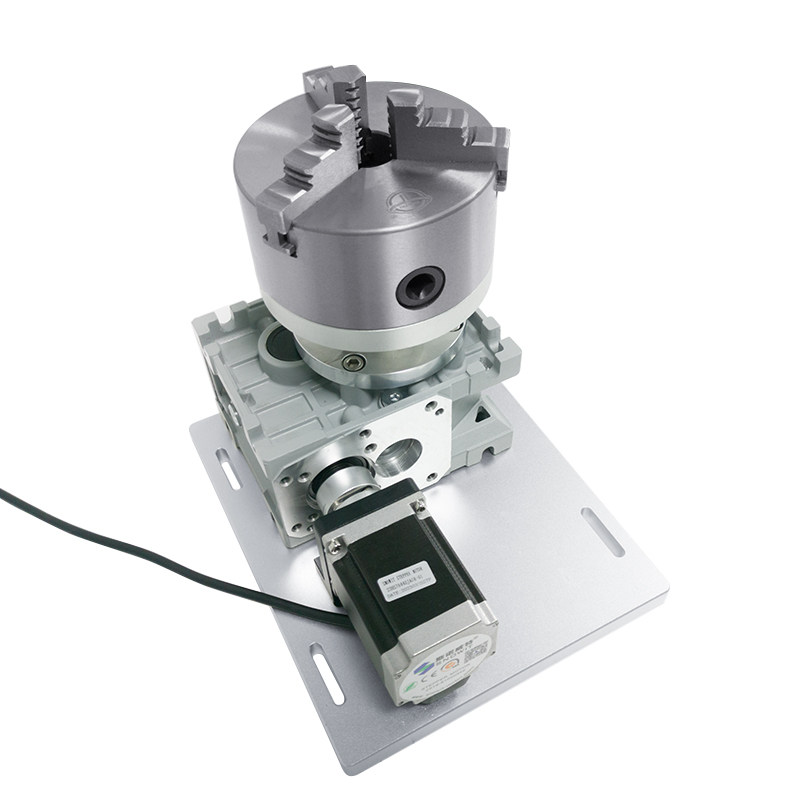 고정밀 용접 회전 테이블 스테퍼 서보 모터 회전 테이블 레이저 마킹 기계 회전 고정 장치 회전축