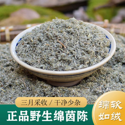 茵陈中药材正品 正宗野生绵茵陈绒500g 三月茵陈蒿 栀子