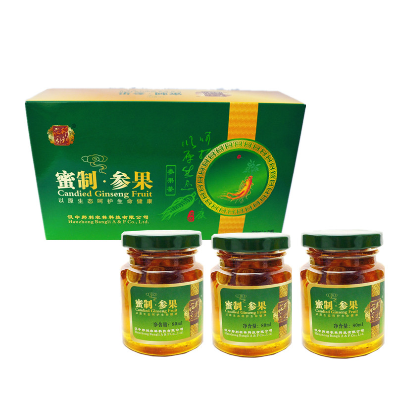 邦利庄园蜜制参果茶礼盒蜂蜜泡参片枸杞山楂陈皮送礼佳品汉中特产