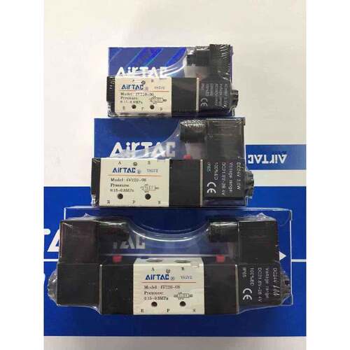 AirTAC原装亚德客 二位五通电磁阀 4V320-08-A/B/C/E/F-I-W DC24V