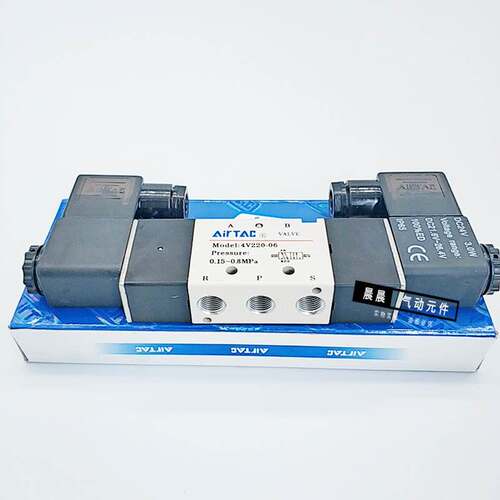 AirTAC原装亚德客 二位五通电磁阀 4V320-10-A/B/C/E/F-I-W DC24V