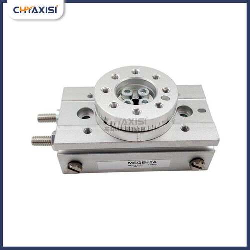 SMC型小型摆台旋转气缸MSQB1A/2A/3A/7A正面通口MSQA1A/2A/3A/7AE