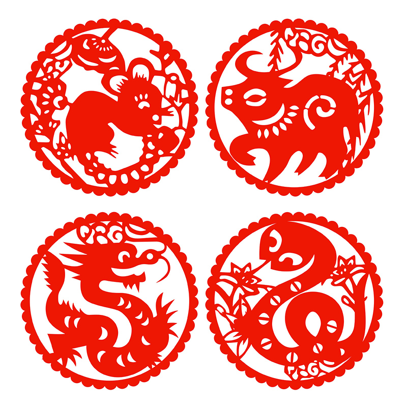 12生肖静电贴剪纸窗花幼儿园动物贴纸贴画防水玻璃贴十二生肖龙,节庆用品/礼品,喜字/剪纸/贴纸,淘宝优惠券,粉丝福利购,淘宝优惠卷
