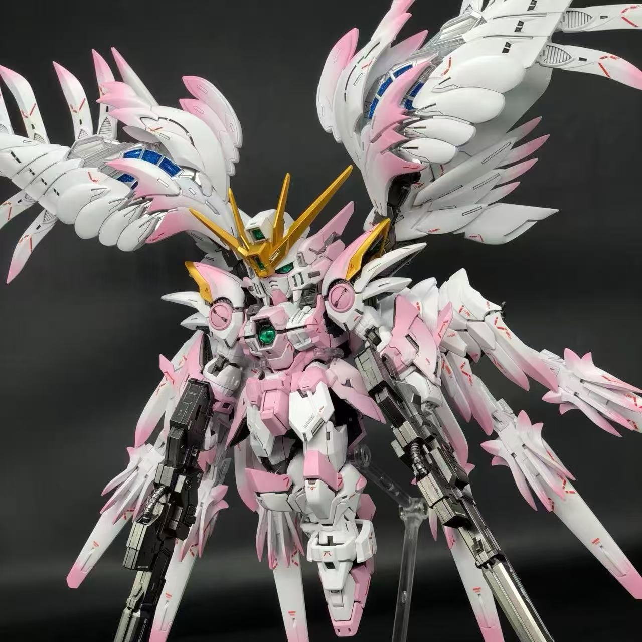 樱花粉白雪姬MGSD飞翼零式掉毛EW天使GL手办模型可动机甲女生礼物