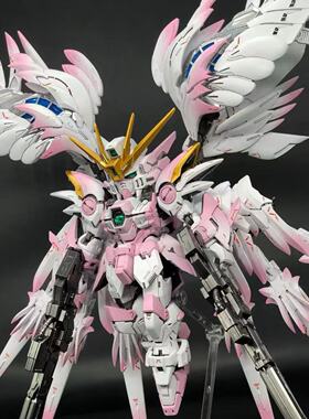 樱花粉白雪姬MGSD飞翼零式掉毛EW天使GL手办模型可动机甲女生礼物