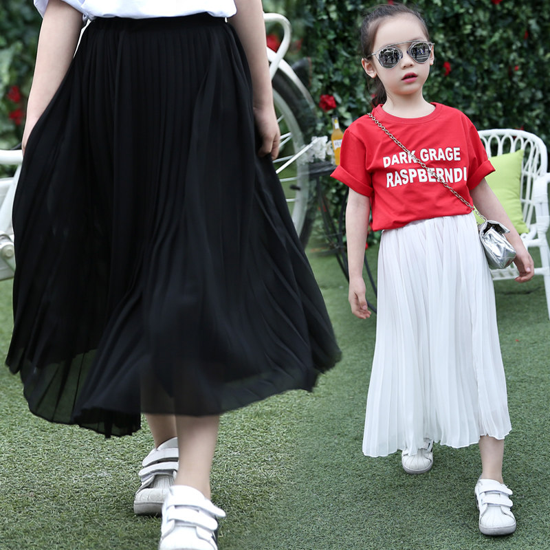 Jupe enfant en mousseline de soie - Ref 2051114 Image 1