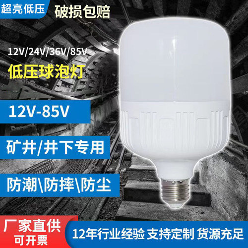 低压螺口led直流一级12-85v电瓶