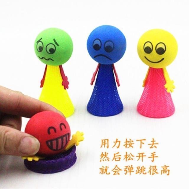 义乌儿童玩具批发新奇特创意弹跳小人 小孩礼物地摊货源批发热卖