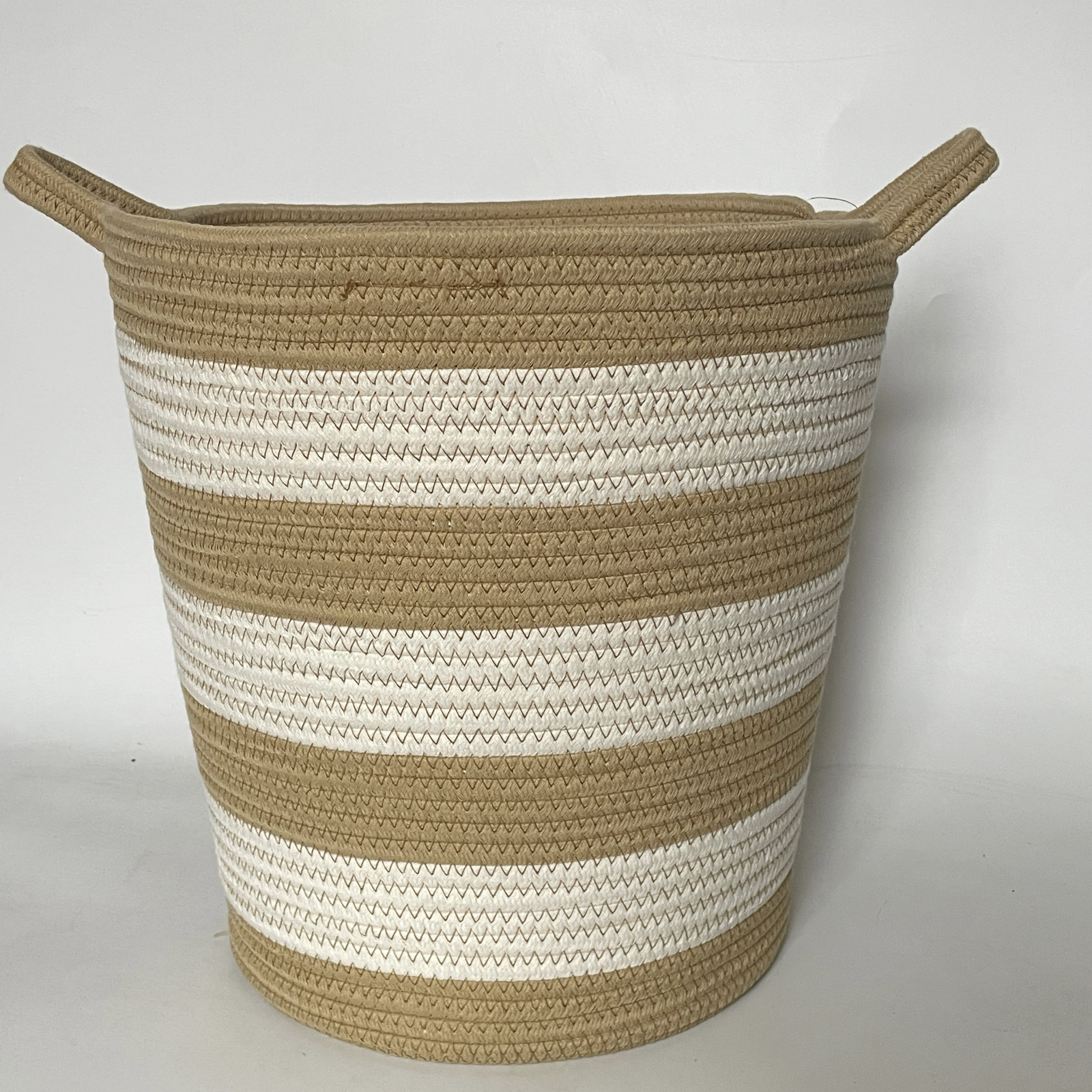 脏衣篮家用棉线脏衣篓编织布艺洗衣篮子大号换洗衣物篮玩具收纳筐