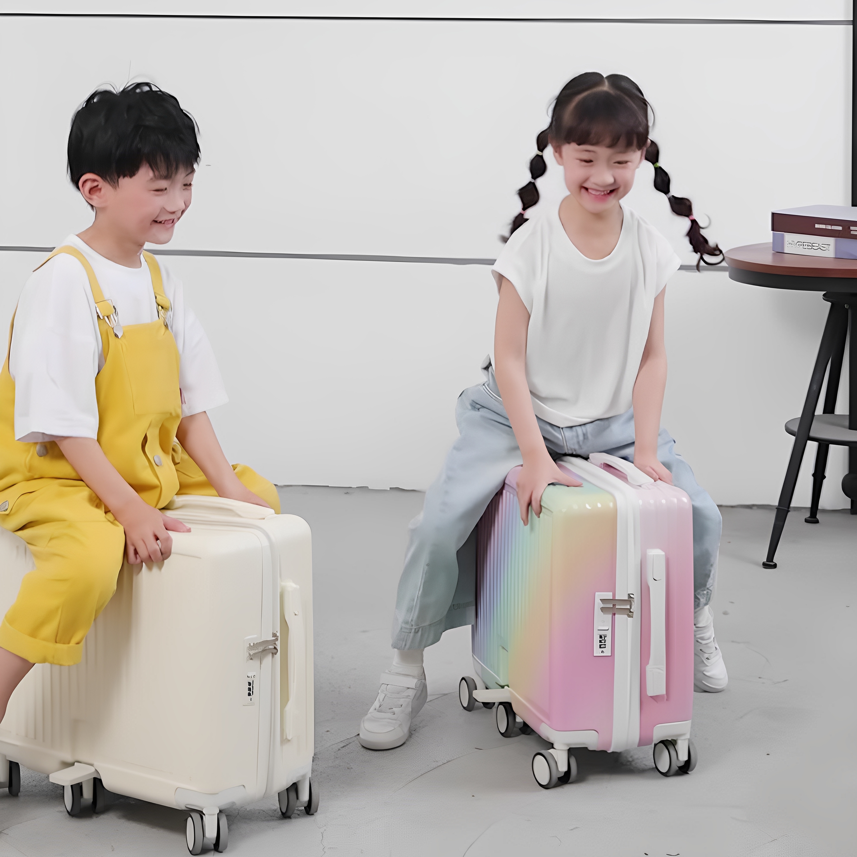儿童可坐骑行李箱女孩小型轻便20寸登机小学生拉杆箱旅行密码皮箱