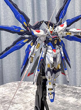 大班8802S金属骨架强袭自由魂蓝MG1/100拼装机甲模型大陆版现货