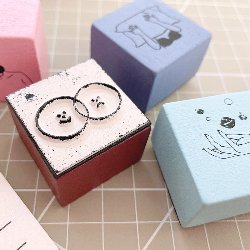 @和我一起系列笑脸手账印章