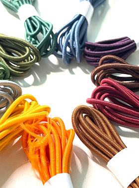 仓末手帐 手工牛皮笔记本DIY高弹力tn内芯绑带配件进口松紧捆绑绳