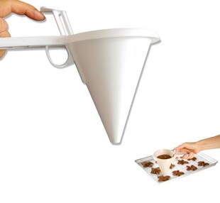 奶油糖霜面糊漏斗 手持式分量杯蛋糕巧克力分液器烘焙工具