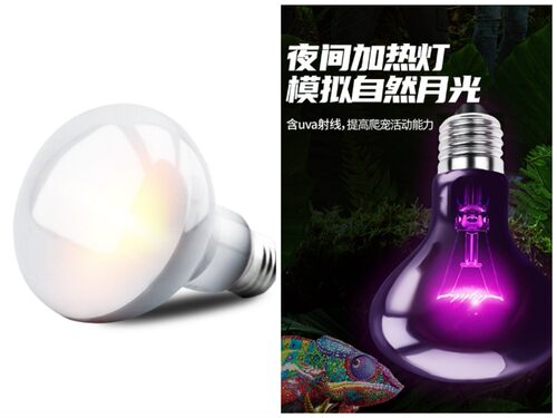 爬虫日灯加热灯UVA加热灯保温灯蜥蜴守宫蛇保温灯宠物加温