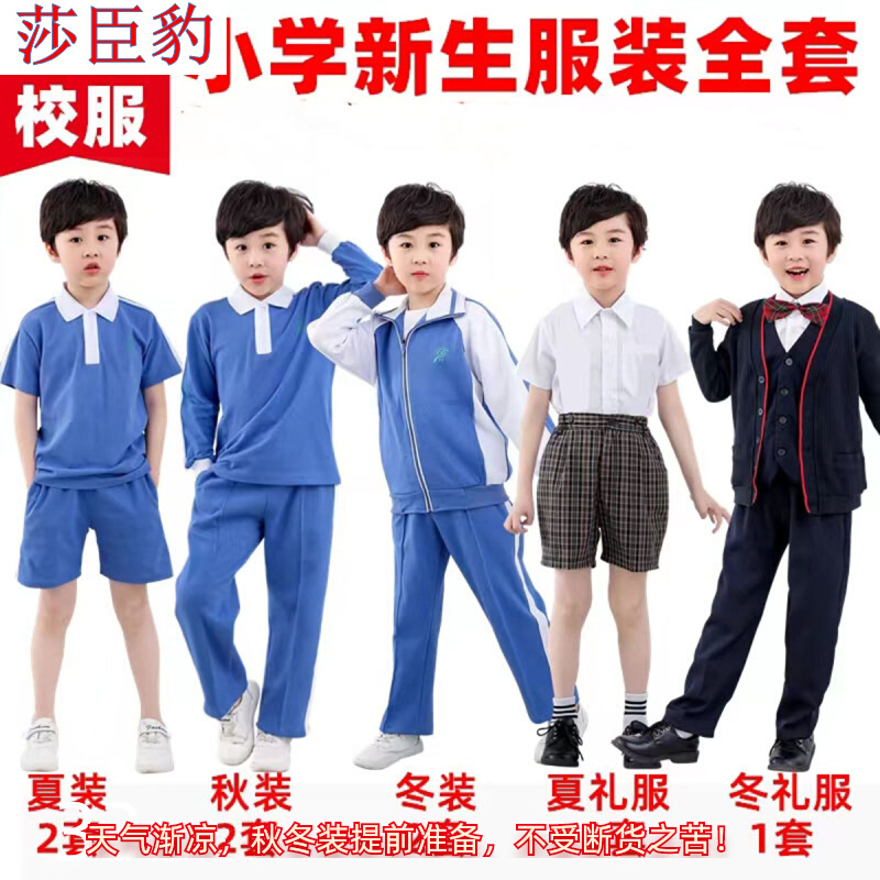 莎臣豹正品深圳校服中小学夏秋冬装运动男女夏季短袖上衣短裤长裤属于什么档次？