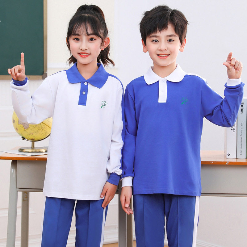创童品牌深圳小学生校服秋装套装图片