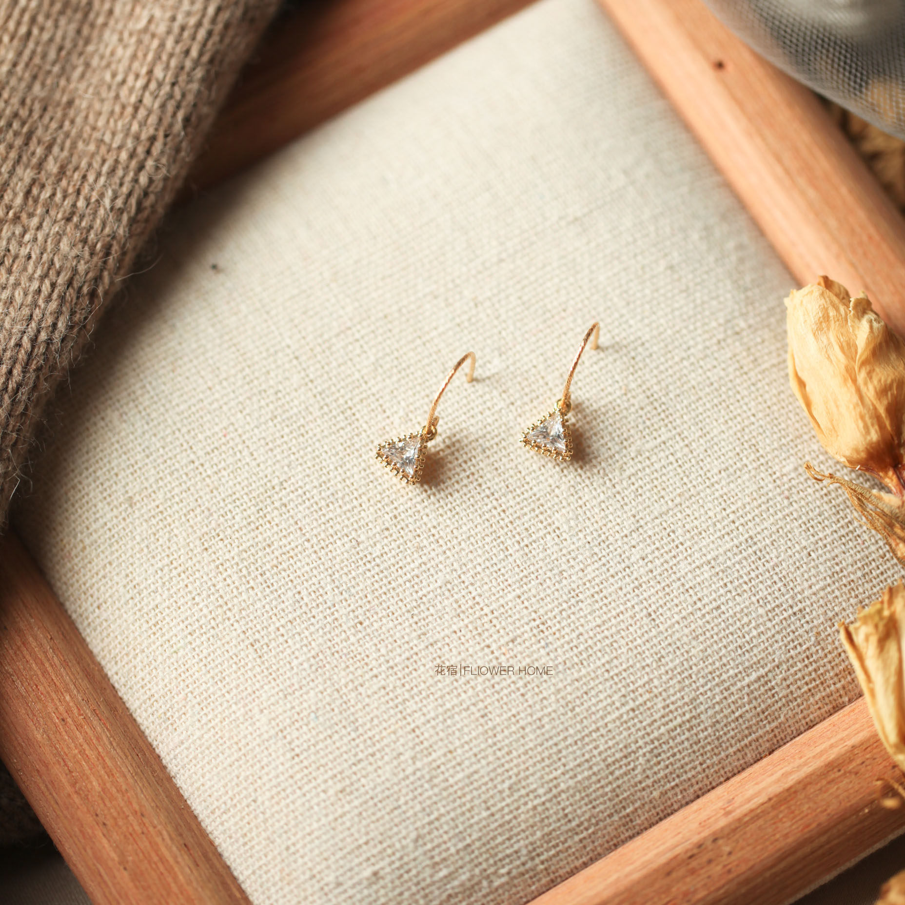 花宿studio设计精致14k包金锆石