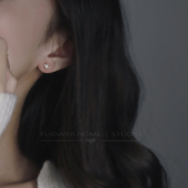 花宿家 思清 小巧精致天然珍珠简约百搭轻奢高级感925银针耳饰小