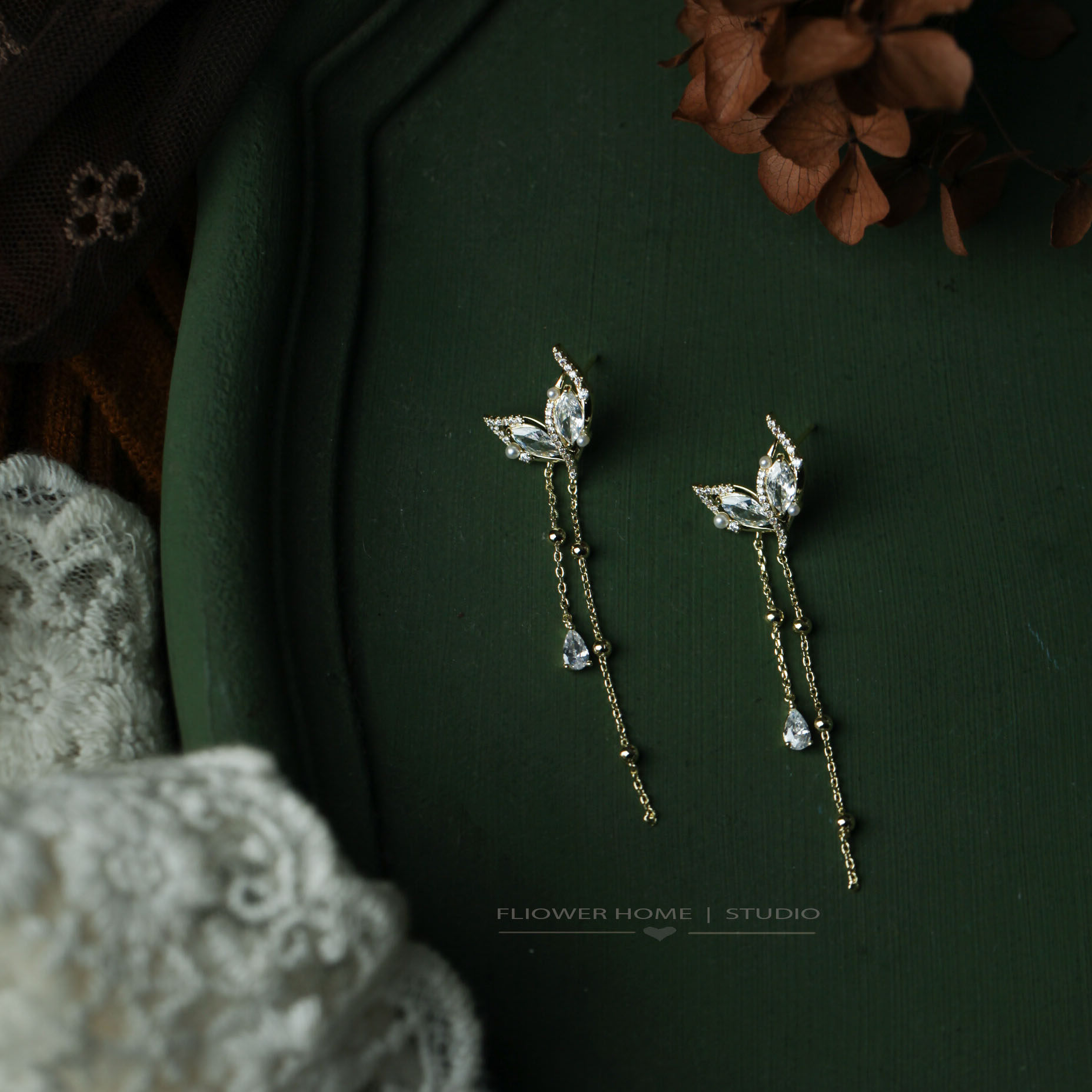 花宿studio鱼尾设计师款高质感耳环耳钉轻奢气质,饰品/流行首饰/时尚饰品新,耳钉,淘宝优惠券,粉丝福利购,淘宝优惠卷